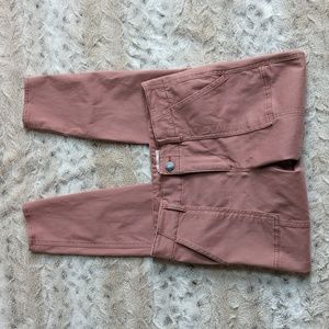 Lou & Grey Dusty Rose Skinny Cargo Chino